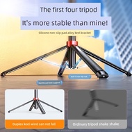 selfie stick P185MINI aloi aluminium empat tripod Bluetooth selfie stick lantai braket lantai stabil