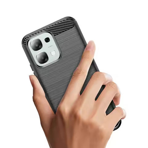 For OPPO A6 5G Case Cover OPPO A6 5G Capas New Phone Bumper Back Armor Carbon Fiber Shockproof Soft 