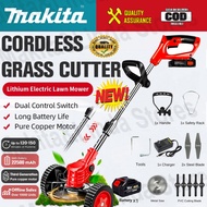 MAKITA Cordless Grass Cutter 168V Heavy Duty Japan Cordless Electric Lawn Mower Adjustable Portable 