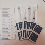 injection set  30G/13MM针头✘10，3ml针筒✘10，酒精棉片✘10