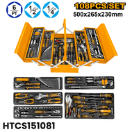 Ingco 59pcs | 108pcs Tool Chest Set for Repairs and DIY Hand Tool kit HTCS15591 | HTCS151081 HT2