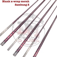 MERAH Blank carbon hollow x wrap red - blank xwrap red connect 2 Discount Solid Original