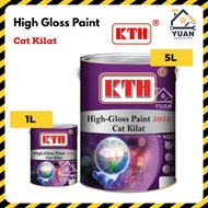 1L KTH High Gloss Paint 5953 Wood & Metal | Cat Minyak Cat Kayu Cat Pintu Cat Besi Cat Pagar