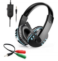 有線遊戲耳機/PS5//PS4/耳機麥克風-(CH-PS4-001C)藍色
