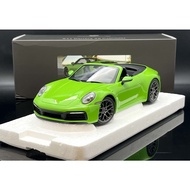 Minichamps 1/18 992 Carrera 4S Cabriolet Green MASH