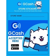 Gcash Cash In - Cash Out Rates Signage