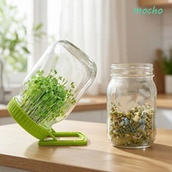 MOCHO Mason Sprouting Lid, Plastic With Bracket Germination Jar Lid, Practical Efficient Nursery Pla