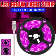 USB Rechargeable Plant Growth LED Spectrum Light Strip / Waterproof Grow Plant Grow Light Full Spect
