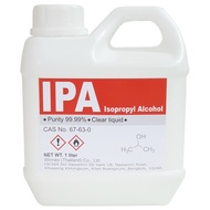 IPA (Isopropyl Alcohol) 99.99% ปริมาณ 1 Litre ไอโซโพรพิล แอลกอฮอล์ 99.9% ปริมาณ 1 ลิตร ใช้ทำความสะอาด-ใช้ฆ่าเชื้อ