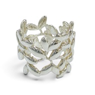Excellent condition☆TIFFANY&Co. Tiffany Paloma Picasso Olive Leaf Wide Ring AG925 Silver Ring, equiv