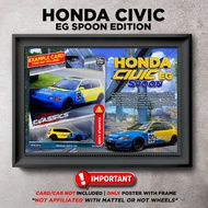 Gambar Frame Diecast Hotwheels Honda Civic EG SPOON Gambar Frame