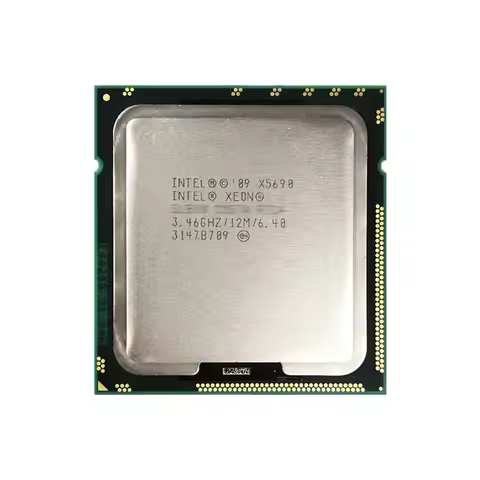 Intel Used Xeon X5690 3.4 GHz Six-Core Twelve-Thread CPU processor 12M 130W LGA 1366