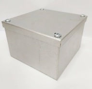 PULL BOX พลูบ็อกซ์-ชุบกัลวาไนซ์ ขนาด 4x4x4 /6x6x4 / 6x6x6/ 8x8x6 หนา 1mm