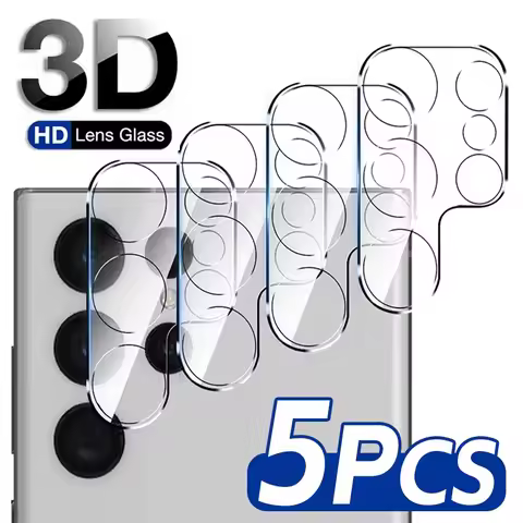 5-1pcs Tempered Glass Lens Film for Samsung Galaxy S25 S24 S23 S22 Plus Ultra Glass Camera Lens Prot