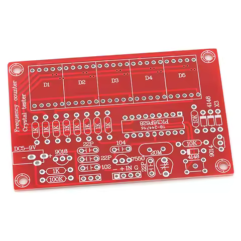 1-10Pcs DIY kit for RF crystal oscillator 1Hz-50MHz frequency counter digital LED tester
