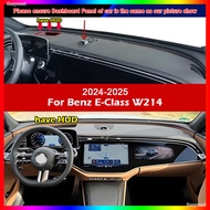 Car Dashboard Mat for Mercedes Benz E Class 2024 2025 W214 Dash Board Cover Sunshade Pad Anti-slip M