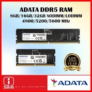 ADATA RAM 8GB / 16GB / 32GB DDR5 4800 / 5200 / 5600 MHz RAM SODIMM / LODIMM MEMORY NOTEBOOK / LAPTOP