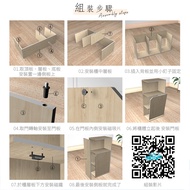 [特價]樂嫚妮 2入簡約一門三格櫃/收納櫃/層櫃-台灣製E1板材-(2色)金星色