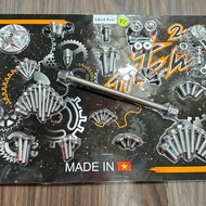 Full set of Salaya stainless steel 304 screws for Lead 4 Val black model