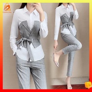 tweed blazer formal blouse for women corporate attire for women terno