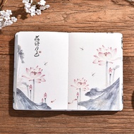 Ancient Style Note Bookings Vintage Memo Notebook Diary Journaling Books Colorful Pages Business Sta
