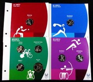 東京殘奧運2020年《 奧運會百円+風神500円紀念幣 》本裝 無外盒 如圖