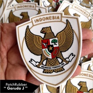 Indonesian national team football logo GARUDA J WHITE - new national team jersey logo with embossed 