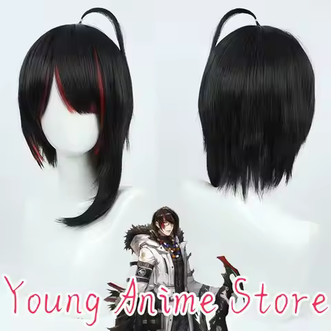 Young-Anime Gnosis Cosplay Wig High-Temperature Fiber Arknights Roleplay Party Costume Prop Wigs + C