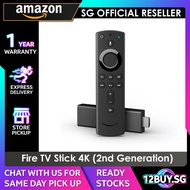 Amazon Fire TV Stick with 4K Ultra HD Streaming Media Player and Alexa Voice Remote (2nd GEN) 12BUY.IOT 1 Year Warranty