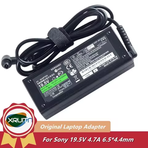 Genuine 90W 19.5V 4.7A AC Adapter Charger For Sony Bravia KDL-50W829B LCD LED TV Power Supply PCG-51