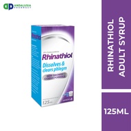 RHINATHIOL ADULT SYRUP 125ML