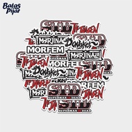 Punk Rock Indonesia Band sticker Pack (5 stickers)