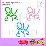 QWER KPOP Group Logo vinyl sticker / Decal sticker ( Die-cut)