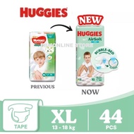 Huggies AirSoft Diapers Super Jumbo Pack - XL (44pcs)