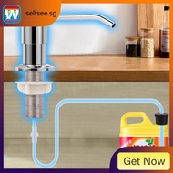 [48H Shipping]Kitchen Detergent Dispenser Sink Soap Dispenser Bathroom Liquid Soap Dispensers Dish Detergent Dispenser Pump Head Black Gold IM5F