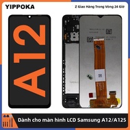 6.5 "Màn Hình LCD & Bộ Số Hóa Màn Hình Cảm Ứng Cho Samsung A12 SM-A125F Màn Hình Có Khung Điện Dung