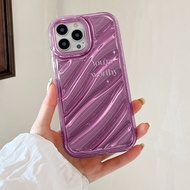 Raimondo Casing Ponsel Kreatif Huruf Inggris INS Wanita Kompatibel Untuk IPhone 7P/8P/11/11Promax/12