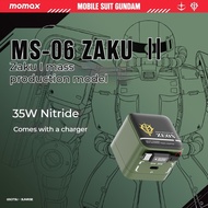 MOMAX เครื่องชาร์จแกลเลียมไนไตรด์35W RX-78-2 Gundam Edition มาพร้อมกับตัวเปลี่ยนสาย VGA ชาร์จไฟเข้าเ