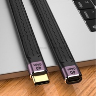 PD 100W 5A Fast Charging USB C to Type C Cable 40Gbps 4K@60Hz Cabel FPC Soft Board Cable USB 4.0 Gen