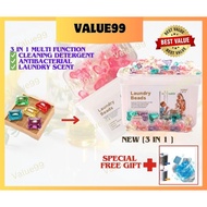 [value99] 3in1 Laundry Capsule Gel Pods Beads Detergent Sabun Basuh Baju Wangi 3in1 Laundry Gel Bead