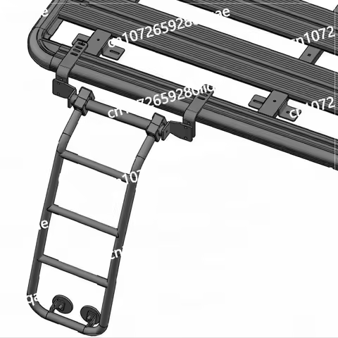 Aluminum Roof Rack Ladder 4x4 Car Side Ladder