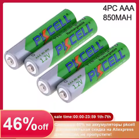 2/4/8/12/28/50Pcs PKCELL AAA Battery 3A 1.2V Ni-MH AAA Rechargeable Battery Batteries low self disch