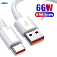66W 6A 0.25/0.3/1/1.5/2m Flexible USB Type C Super Fast Charging Cable Upgraded Universal Phone Data Transmission Quick Charger USB C Data Cord