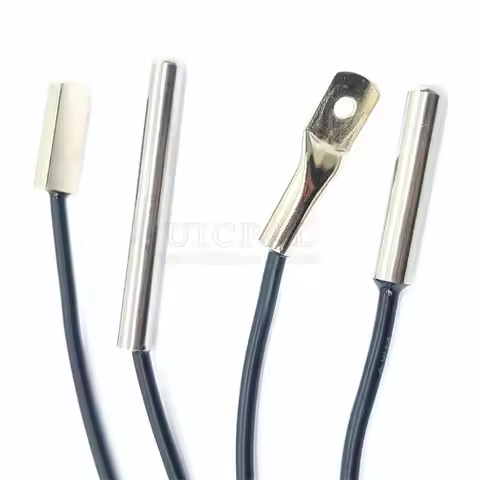 Temperature Sensor DS18B20 Waterproof Dustproof Sensors Cable 1M Length Probe 304 Stainless Steel 6*