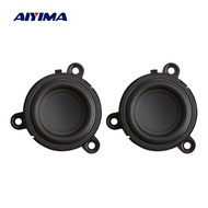 AIYIMA 2Pcs 1.75 Inch 4 Ohm 60W Midrange Speaker Rubber Edge Paper Cone Portable Speaker Audio Loudspeaker Home Sound Theatre