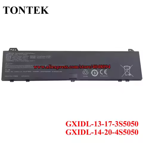 GXIDL-14-20-4S5050 GXIDL-13-17-3S5050 Battery For Mechrevo Wujie 15X 14XA Yilong 15 Pro Yaoshi 16Pro