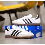 PUTIH HITAM Adidas SAMBA Men's SNEAKER White LIST Black - 100% ORIGINAL ADIDAS Men's Shoes IMPORT - Casual Shoes - ADIDAS Latest Sports