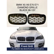BMW E70 X5 30i DIAMOND BLACK + CHROME GRILLE