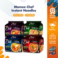 Mamee Chef Instant Noodles 4pcs/pack - Delicious, Quick Meal, Premium Noodles