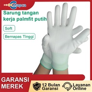 / Gloves White Palmfit Work Gloves / Shima Palm Fit Gloves Fabric Gloves Nilon